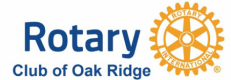 Logo of Oak Ridge Rotary Community Fund